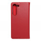 Peněženkové pouzdro Leather case SMART PRO na Samsung Galaxy S23 5G Elegantní  Vinově červený