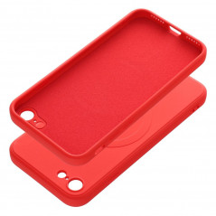 Kryt Silicone Mag Cover na Apple iPhone 8 MagSAFE  Červený