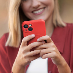 Kryt Silicone Mag Cover na Apple iPhone 8 MagSAFE  Červený