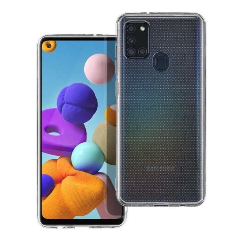 Kryt CLEAR 2mm na Samsung Galaxy A21s Průhledný