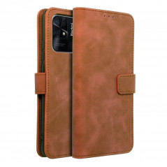 Peněženkové pouzdro TENDER Book na XIAOMI Redmi 10C Hnědý