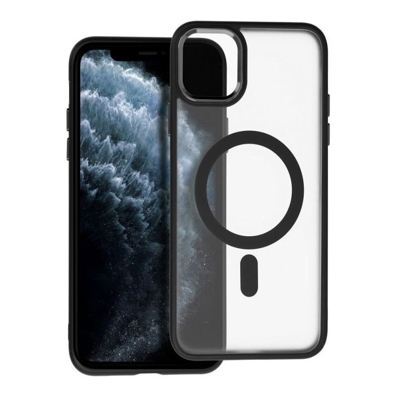 Kryt Matte Mag Cove na Apple iPhone XS Max MagSAFE  Černý