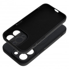 Kryt Silicone Mag Cover na Apple iPhone 15 Pro MagSAFE  Černý