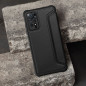 Peněženkové pouzdro Razor Book na XIAOMI Redmi Note 12s Uhlíkové vlákno, Karbonový vzor  Černý