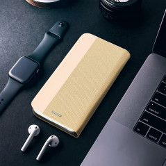 Peněženkové pouzdro Sensitive Book na XIAOMI Redmi Note 12s Zlatý