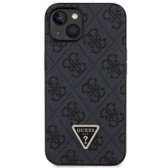Kryt Guess Metal Logo Starss Crossbody na Apple iPhone 13 Elegantní  Černý