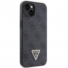 Kryt Guess Metal Logo Starss Crossbody na Apple iPhone 13 Elegantní  Černý