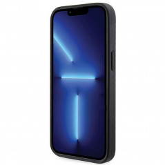 Kryt Guess Metal Logo Starss Crossbody na Apple iPhone 13 Elegantní  Černý