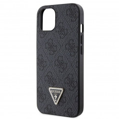 Kryt Guess Metal Logo Starss Crossbody na Apple iPhone 13 Elegantní  Černý