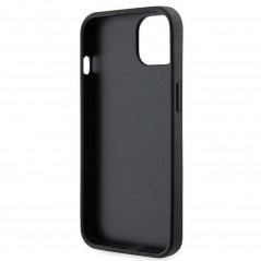 Kryt Guess Metal Logo Starss Crossbody na Apple iPhone 13 Elegantní  Černý