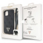 Kryt Guess Metal Logo Starss Crossbody na Apple iPhone 13 Elegantní  Černý