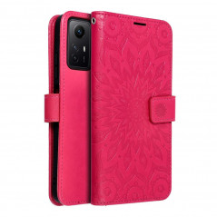Peněženkové pouzdro MEZZO Book na XIAOMI Redmi Note 12s Mandala  Purpurový