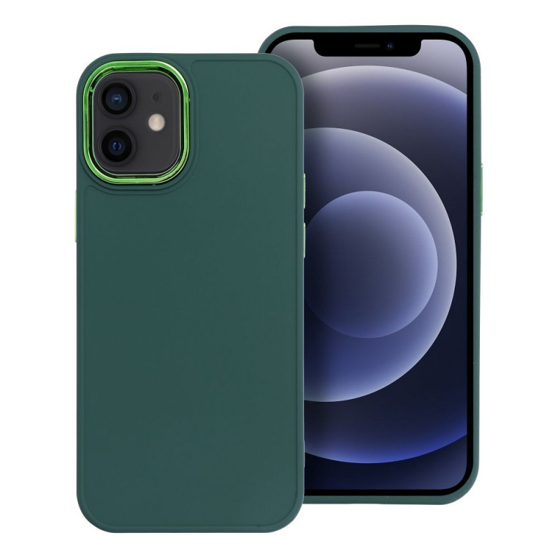 Kryt FRAME na Apple iPhone 12 mini Elegantní  Zelený