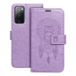 Peněženkové pouzdro MEZZO Book na XIAOMI Redmi Note 11 Pro 5G Lapač snů  Fialový (Purple)