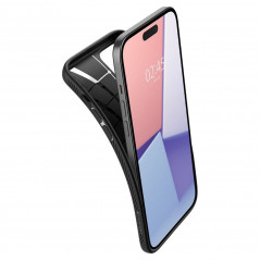 Kryt Spigen  Liquid Air na Apple iPhone 15 Plus Matná černá