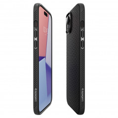 Kryt Spigen  Liquid Air na Apple iPhone 15 Plus Matná černá