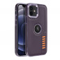 Kryt MILANO na Apple iPhone 12 Tmavě fialový (purple)