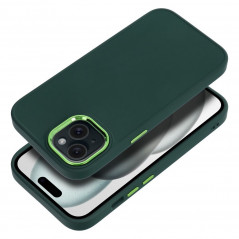 Kryt FRAME na Apple iPhone 15 Elegantní  Zelený