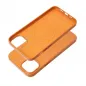 Kryt Leather Mag Cover na Apple iPhone 15 Plus Elegantní  MagSAFE  Oranžový