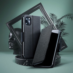 Peněženkové pouzdro Fancy Book na Apple iPhone 15 Černý