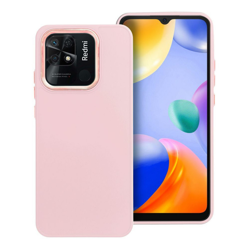 Kryt FRAME na XIAOMI Redmi 10C Elegantní  Pudrově růžový