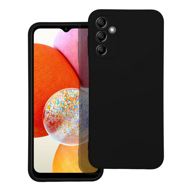 Kryt Silicone na Samsung Galaxy A14 LTE Elegantní  Černý