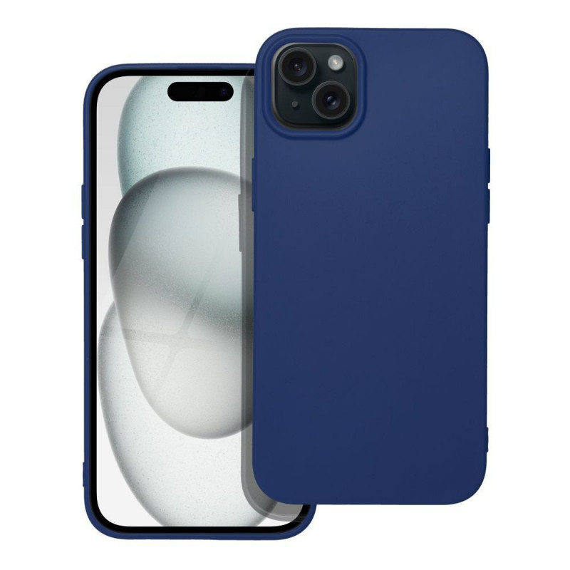 Kryt Soft na Apple iPhone 15 Plus Tmavě modrý