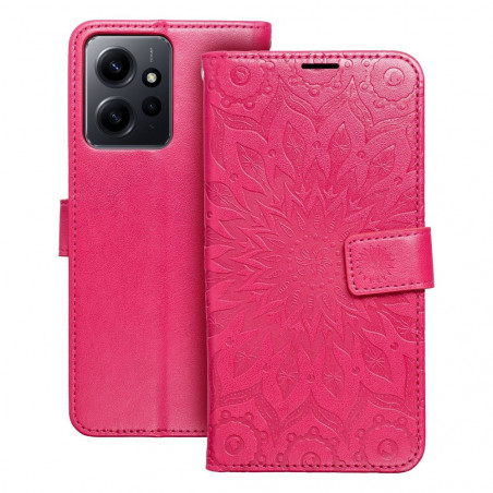 Peněženkové pouzdro MEZZO Book na XIAOMI Redmi Note 12 4G Mandala  Purpurový