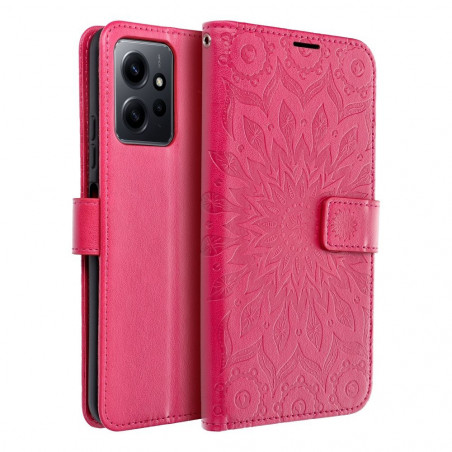 Peněženkové pouzdro MEZZO Book na XIAOMI Redmi Note 12 4G Mandala  Purpurový