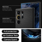 Kryt Spigen  Liquid Air na Samsung Galaxy S23 Ultra 5G Matná černá