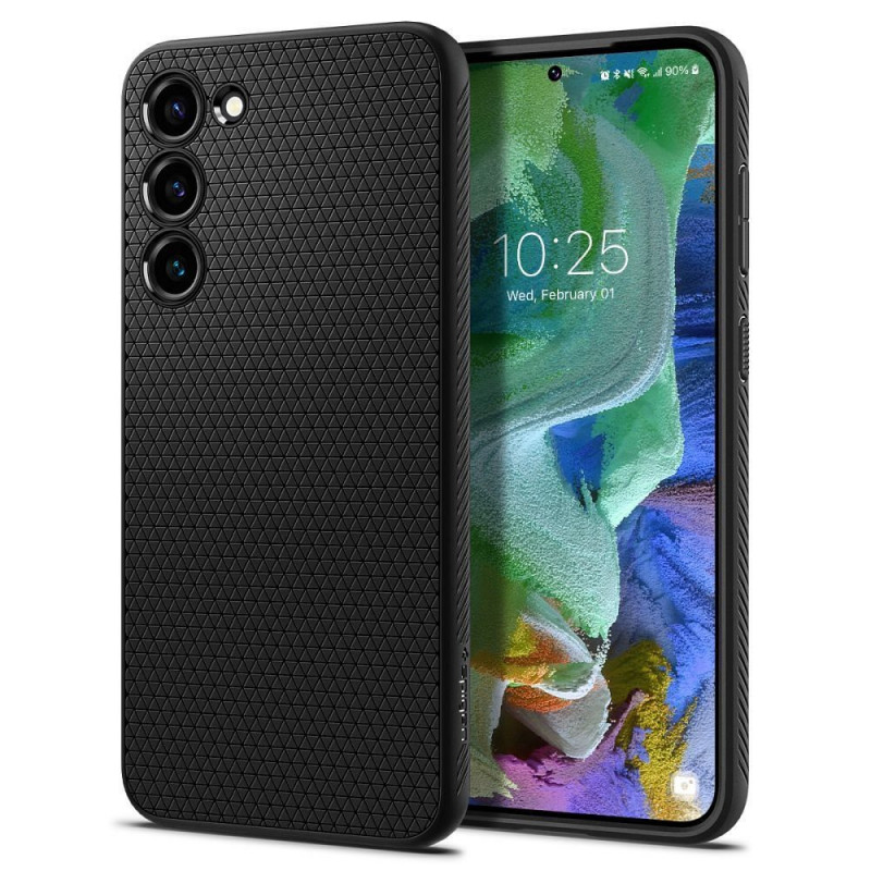 Kryt Spigen  Liquid Air na Samsung Galaxy S23 Plus 5G Matná černá