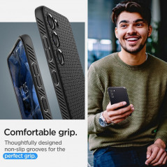 Kryt Spigen  Liquid Air na Samsung Galaxy S23 Plus 5G Matná černá