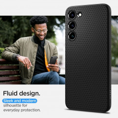 Kryt Spigen  Liquid Air na Samsung Galaxy S23 Plus 5G Matná černá
