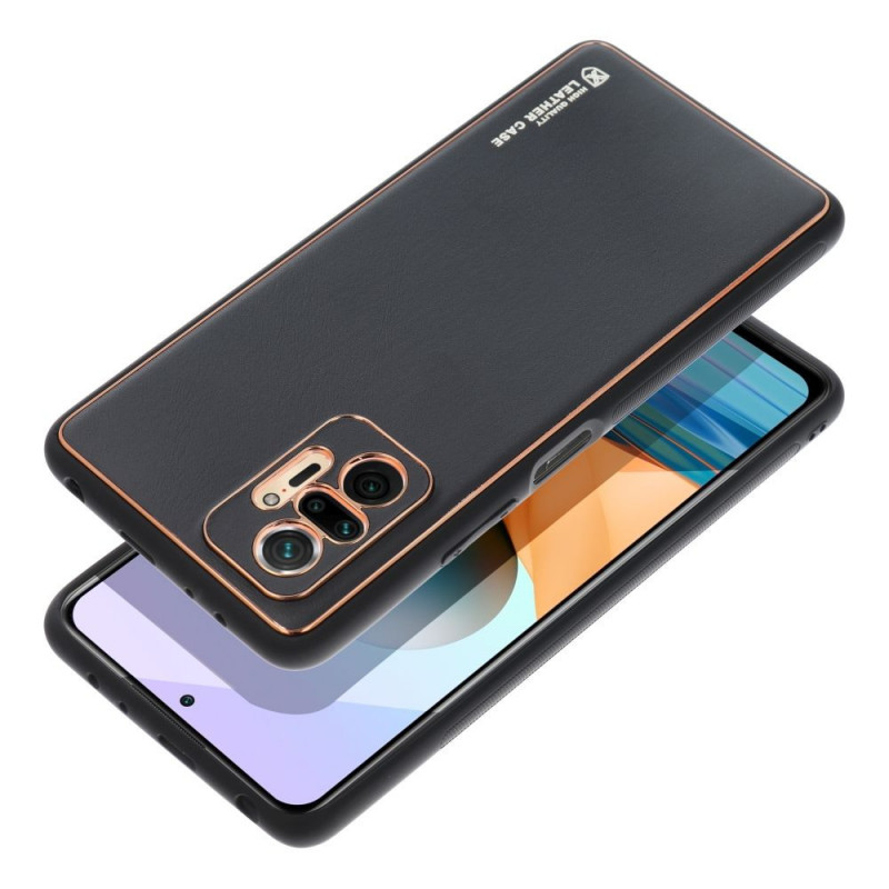 Kryt LEATHER na XIAOMI Redmi Note 12 Pro Plus 5G Černý