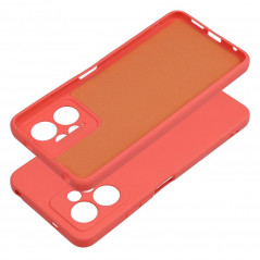 Kryt Silicone na XIAOMI Redmi Note 12 4G Elegantní  Broskvový