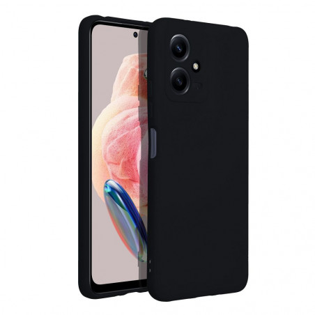 Kryt Silicone na XIAOMI Redmi Note 12 5G Elegantní  Černý