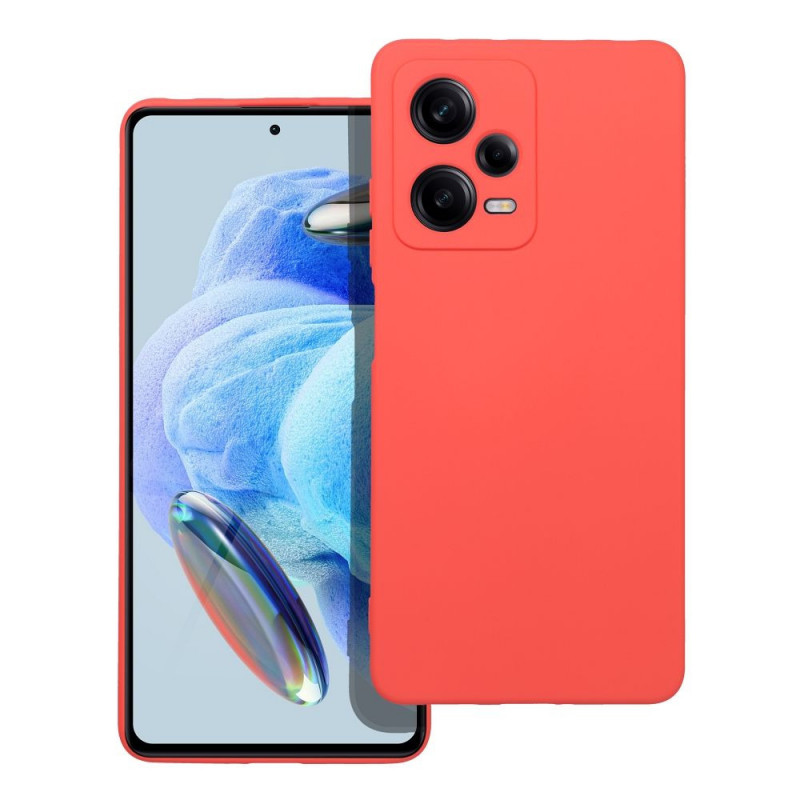Kryt Silicone na XIAOMI Redmi Note 12 Pro 5G Elegantní  Broskvový