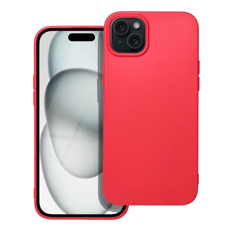 Kryt Soft na Apple iPhone 15 Plus Červený