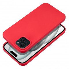 Kryt Soft na Apple iPhone 15 Plus Červený
