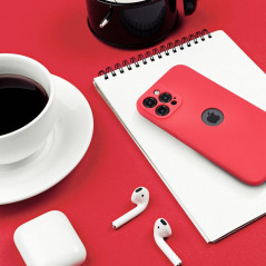 Kryt Soft na Apple iPhone 15 Plus Červený