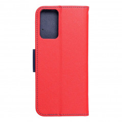 Peněženkové pouzdro Fancy Book na XIAOMI Redmi Note 12s Červený / Námořnická modrá