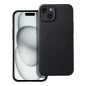 Kryt Silicone Mag Cover na Apple iPhone 15 Plus MagSAFE  Černý