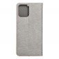 Peněženkové pouzdro LUNA Book Gold na XIAOMI Redmi 12 Elegantní  Stříbrný