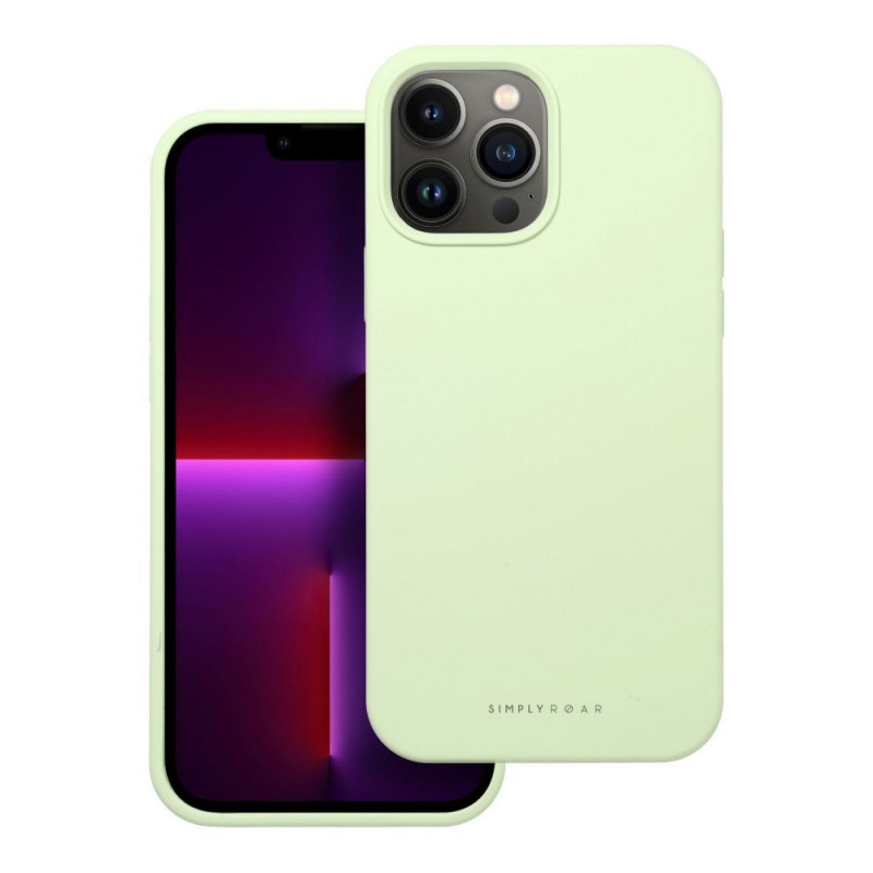 Kryt Roar Cloud-Skin na Apple iPhone 13 Pro Max Světle zelený