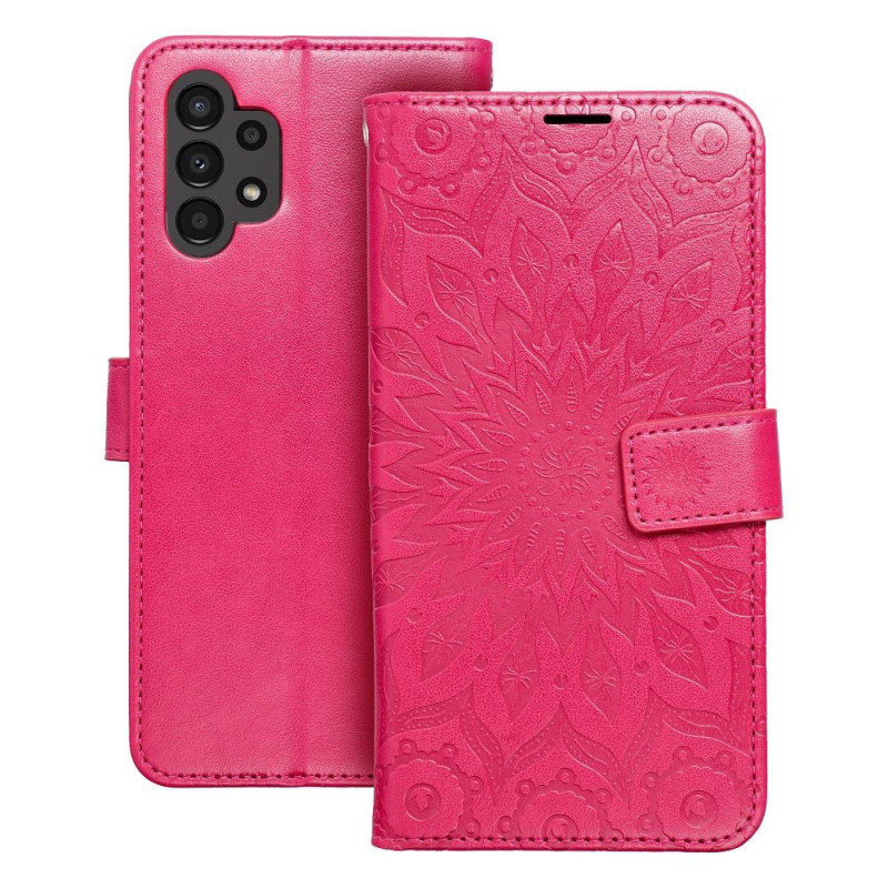 Peněženkové pouzdro MEZZO Book na Samsung Galaxy A13 LTE Mandala  Purpurový