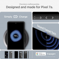 Kryt Spigen  Liquid Air na Google Pixel 7a Matná černá