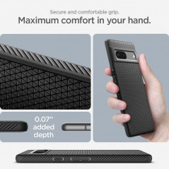 Kryt Spigen  Liquid Air na Google Pixel 7a Matná černá