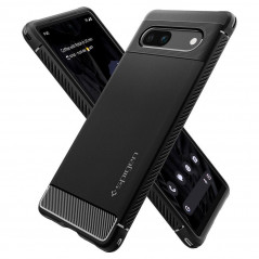 Kryt Spigen Armor na Google Pixel 7a Uhlíkové vlákno, Elegantní  Černý