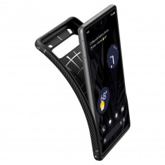 Kryt Spigen Armor na Google Pixel 7a Uhlíkové vlákno, Elegantní  Černý