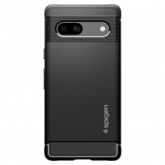 Kryt Spigen Armor na Google Pixel 7a Uhlíkové vlákno, Elegantní  Černý